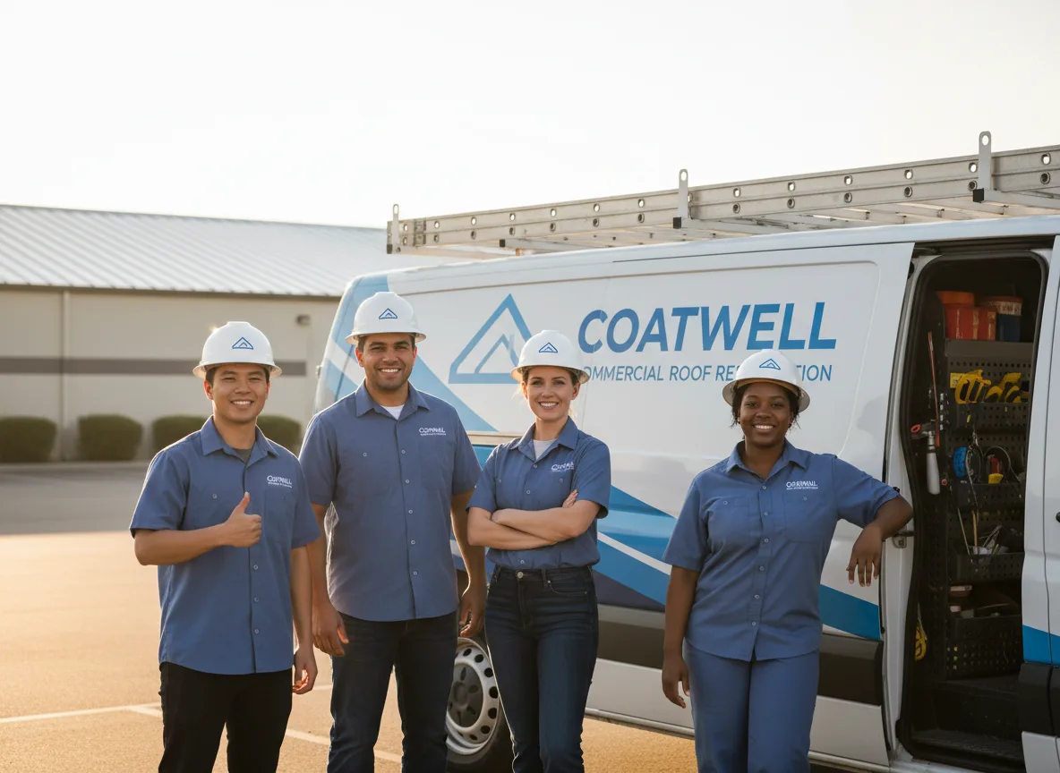 Commercial roof coating company in Rock, MI
